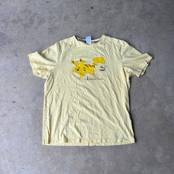 Pokemon X Puma Pikachu tee Mens size L - Picture 1 of 2
